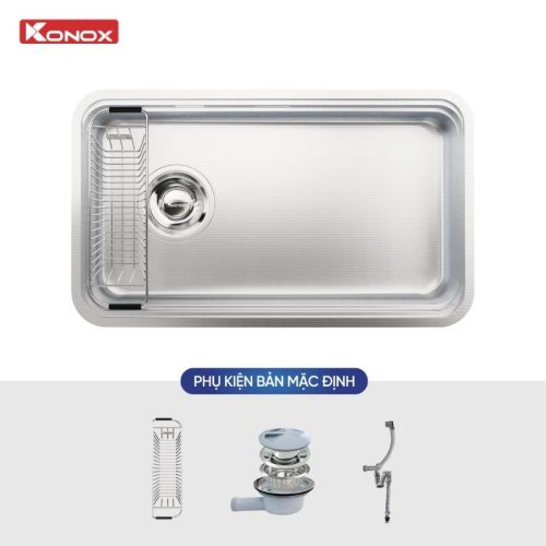 Chậu rửa chén Konox Tari Smart 8047PP-L 1 hố chống xước